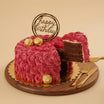 Rosy Happy Birthday Cake