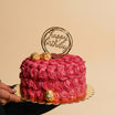 Rosy Happy Birthday Cake