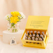 Premium Feel Good Tea Yellow Box n Rose Vase