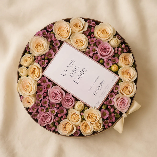 La Vie Est Belle Perfume For Her n Rose Box  