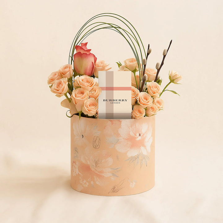 عطر بربري لندن نسائي 100مل مع بوكس ورد