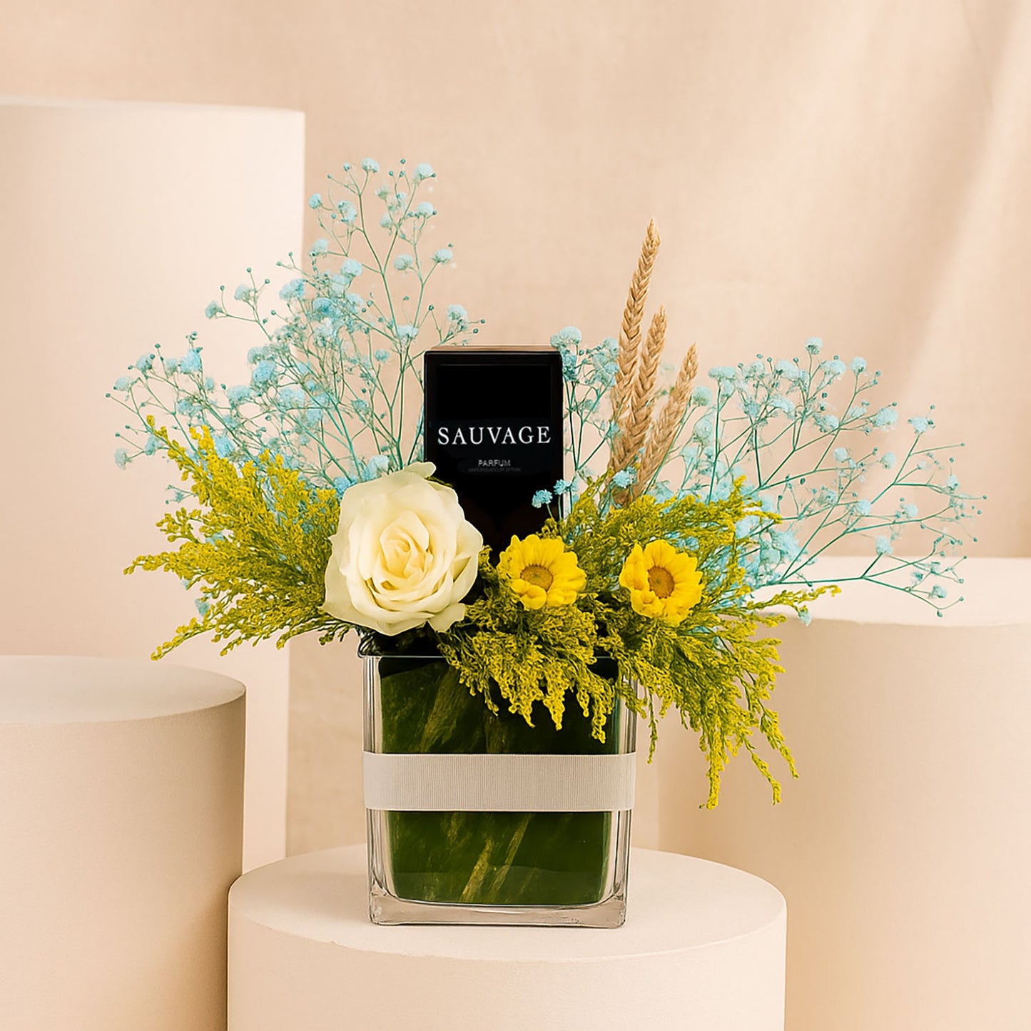 Dior Sauvage EDP For Men n Flower Stunning Vase