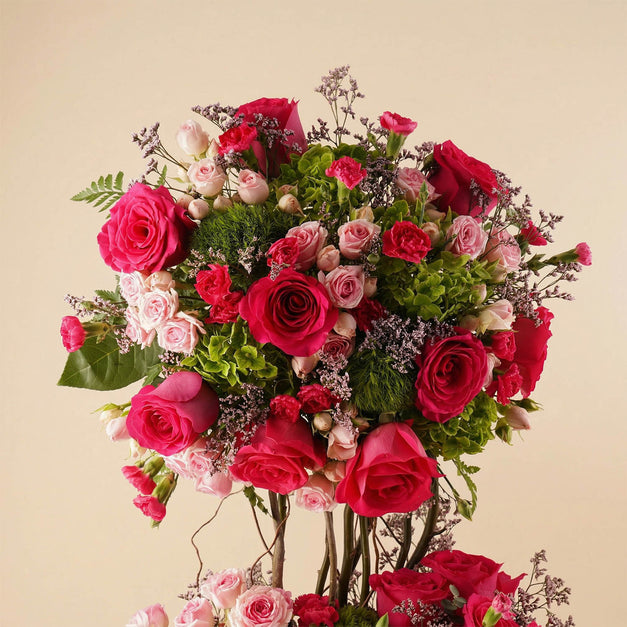 Opulent Pink Crown Flowers - Premium