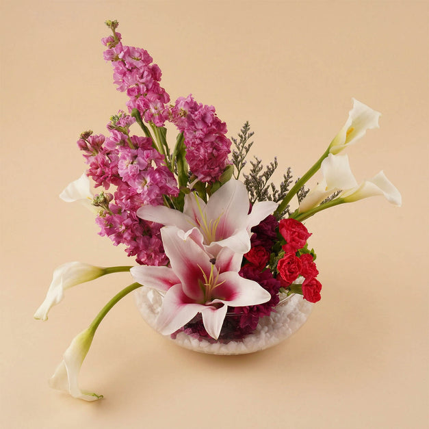 مزهرية احلام الربيع الملونة