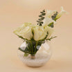 White Aura Rose & Lily Bowl