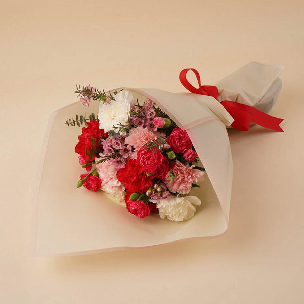 Delicate Carnations Flower Bouquet