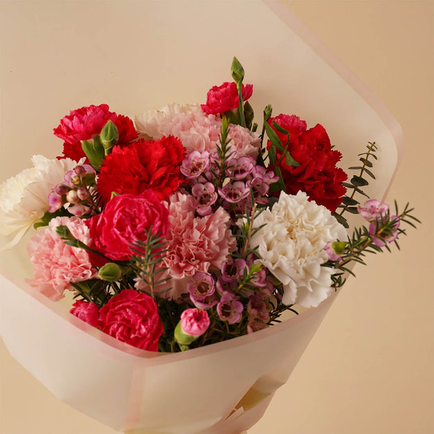 Delicate Carnations Flower Bouquet
