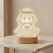 مصباح LED بنقش عربي سعودي فاخر