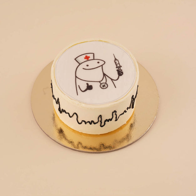 Doctor or Nurse Graduate Success Mini Cake