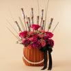 SAR1000 and Flower Arrangement Gift Basket