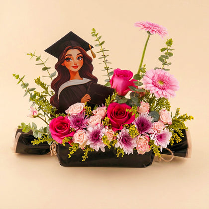ورد نجاح التخرج للبنات