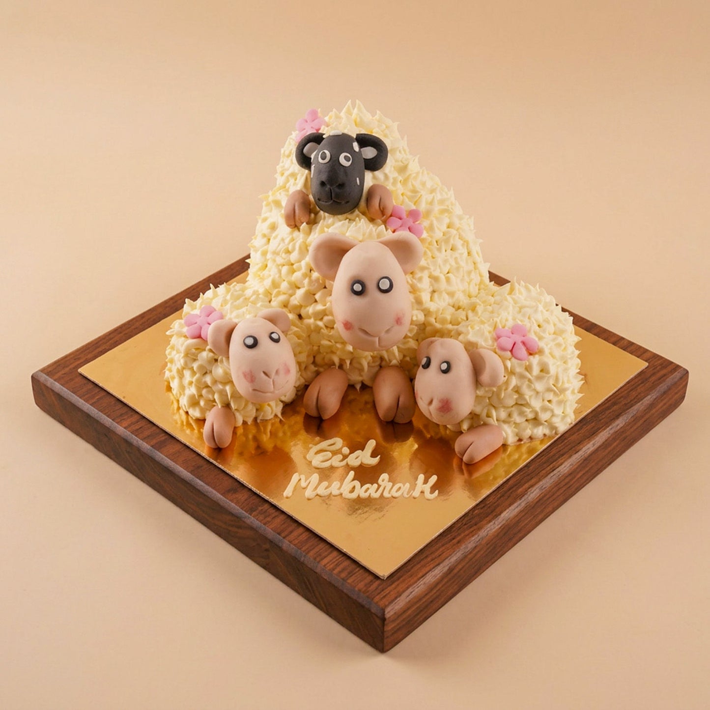 Sheep Family Eid Celebration Cake