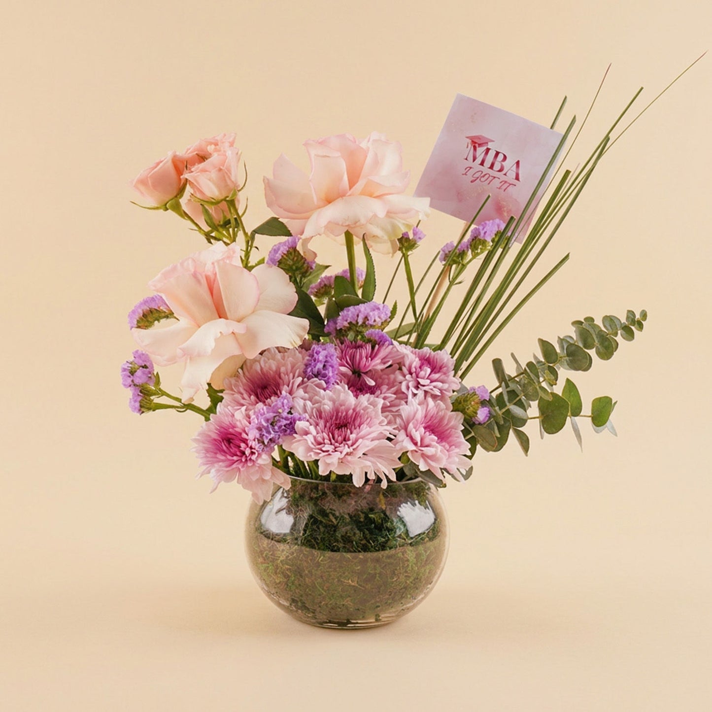 MBA Graduation Success Flower Arrangement
