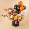 Cheers Grad Teddy Bloom Box