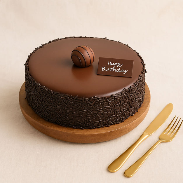 Delightful Chocolate Birthday Cake