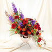 Crimson Radiance Flower Vase