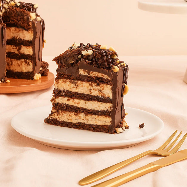 Crunchy Hazelnut Chocolate Cake