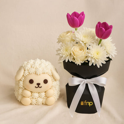 Cute Fluffy Sheep Delight