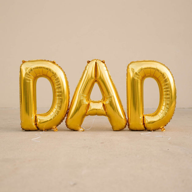 بالونات DAD الذهبية ليوم الأب
