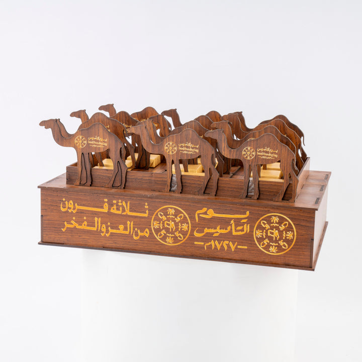 Heritage Wooden Camel Theme Chocolate Tray 
