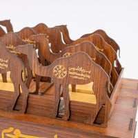 Heritage Wooden Camel Theme Chocolate Tray 