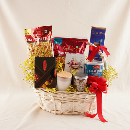 Deewali Gift Basket Godiva n Treats 