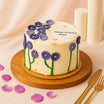Delphinium Bloom Birthday Cake