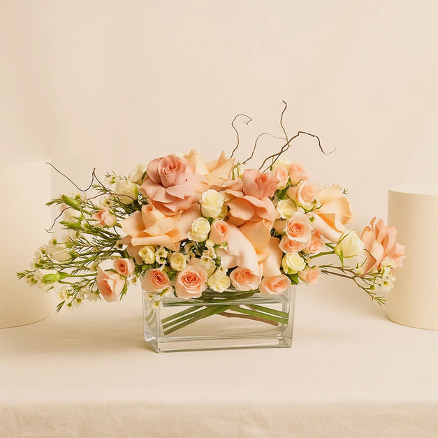 Elegant Peach Floral Arrangement