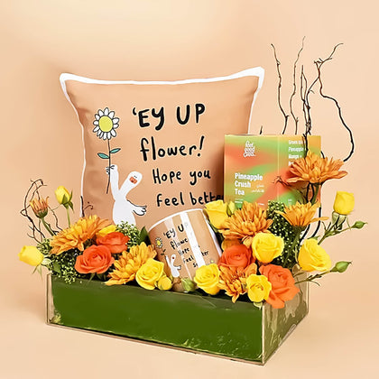 Ey Up Get Well Soon Gift Basket