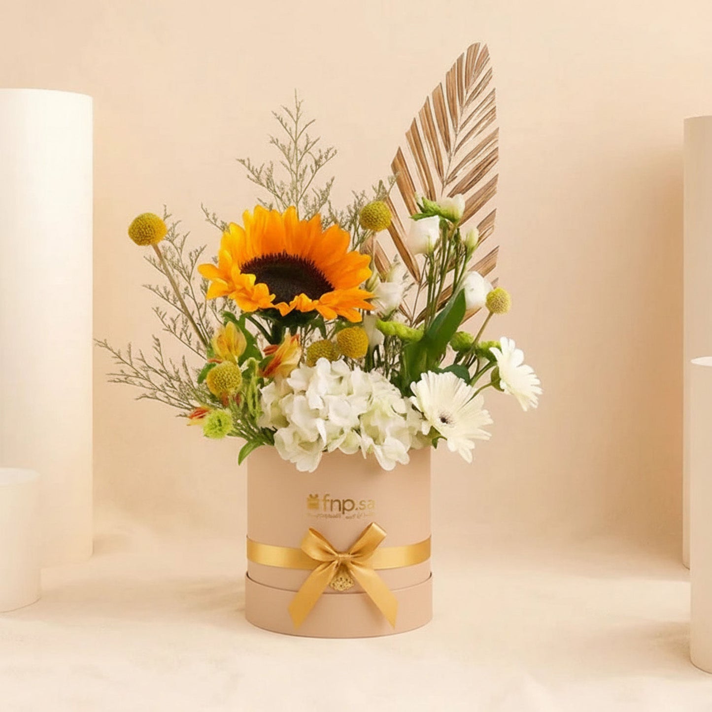 Marble Sunflower Bloom Box