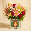 Personalize Your Ghibli Birthday Flower Vase