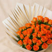 Regal Orange Baby Rose Bouquet