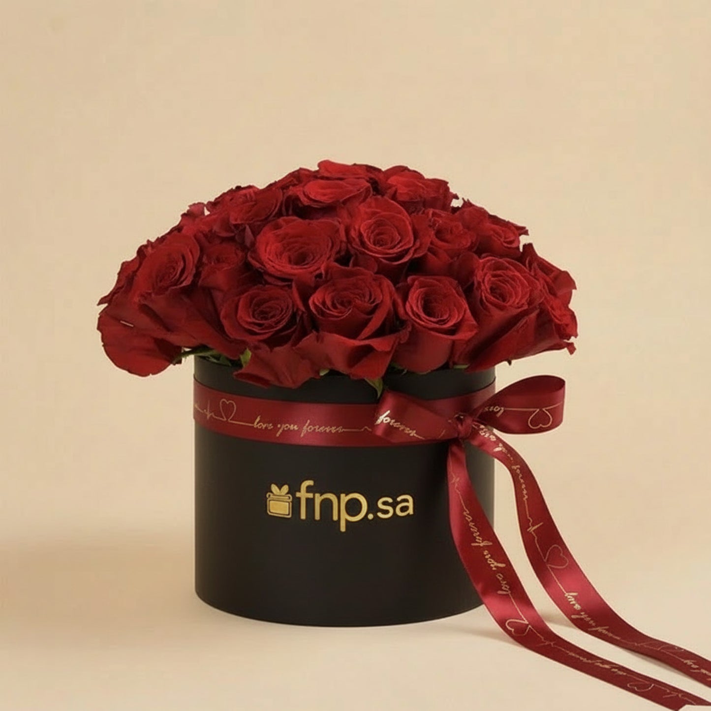 صندوق عاشقة | 35 ورد احمر رومانسي