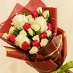 White Spray Rose n Chocolate Bouquet