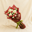 White Spray Rose n Chocolate Bouquet