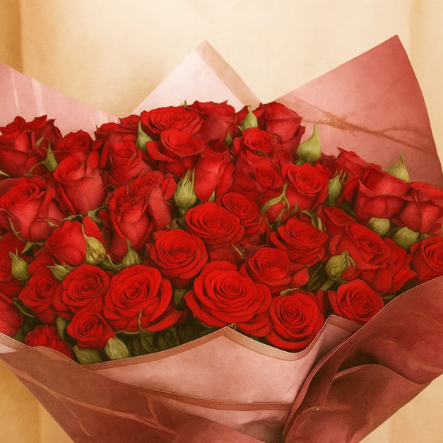 20 Red Spray Rose Bouquet