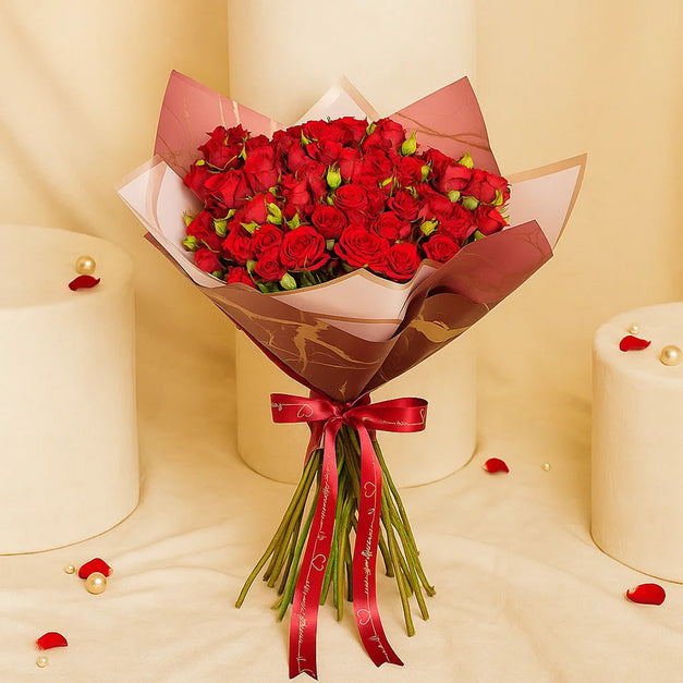 20 Red Spray Rose Bouquet