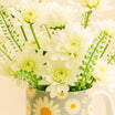 White Chrysanthemum Floral Mug