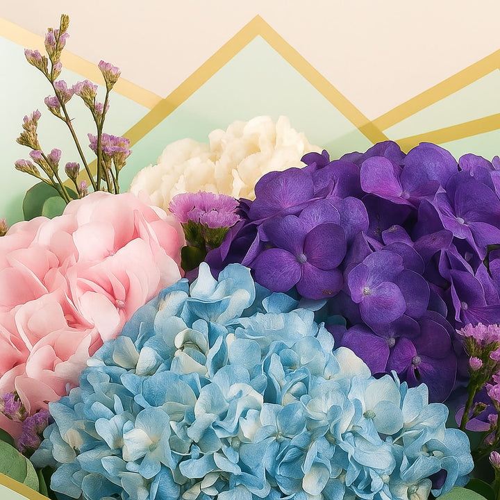 Colorful Hydrangea Bouquet