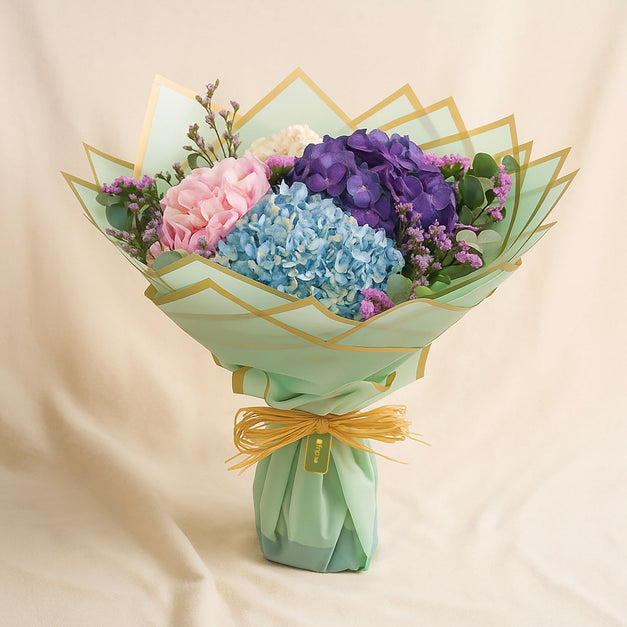 Colorful Hydrangea Bouquet