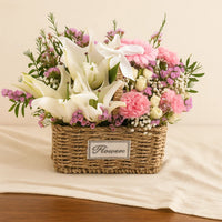 لمسة السحر | سلة ورود متنوعة