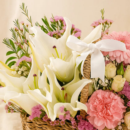 Touch of Magic Floral Basket Arrangement