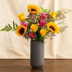 Sunflower n Roses Tall Vase