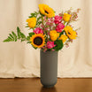 Sunflower n Roses Tall Vase