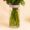 Pink Tulips & Fuchsia Roses Vase