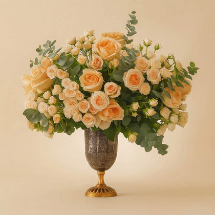 فازة ورود متألقة