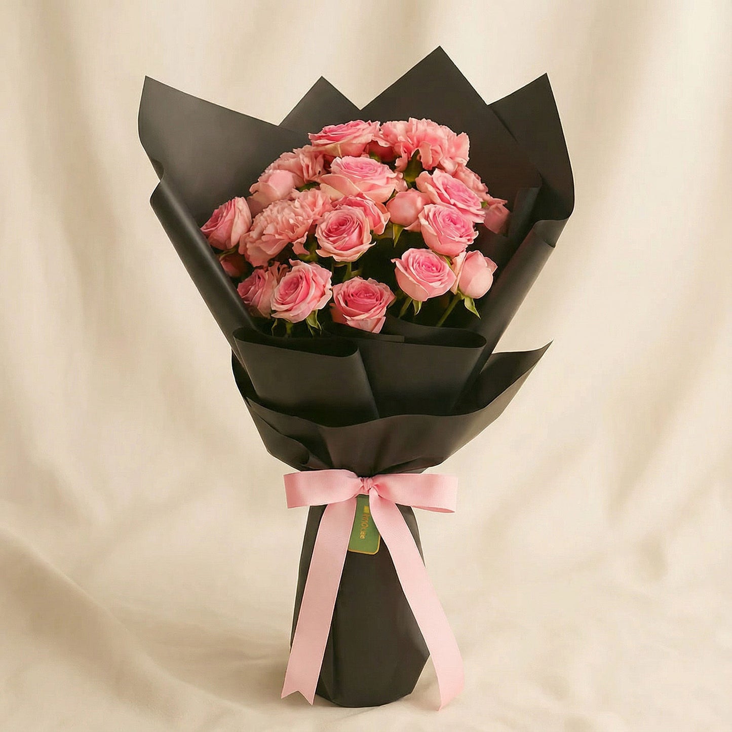 Baby Rose n Carnation Flower Bouquet