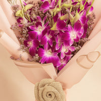 Stunning Purple Orchids | Pink Flower Bouquet 