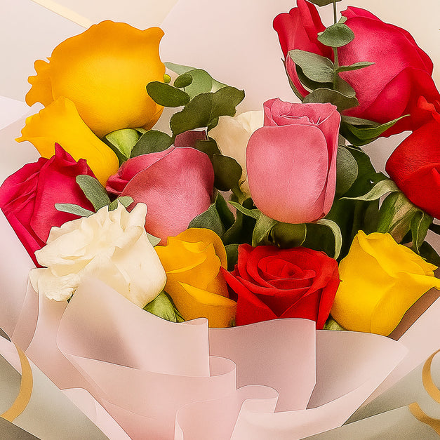 Mixed Color Flower Bouquet