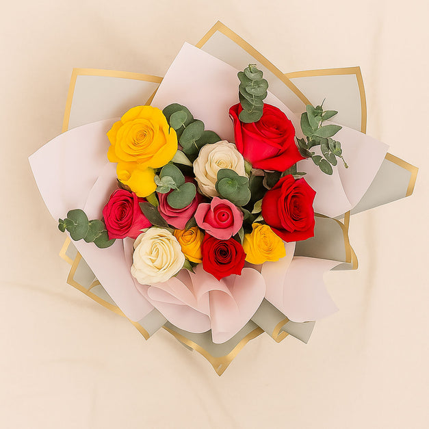 Mixed Color Flower Bouquet